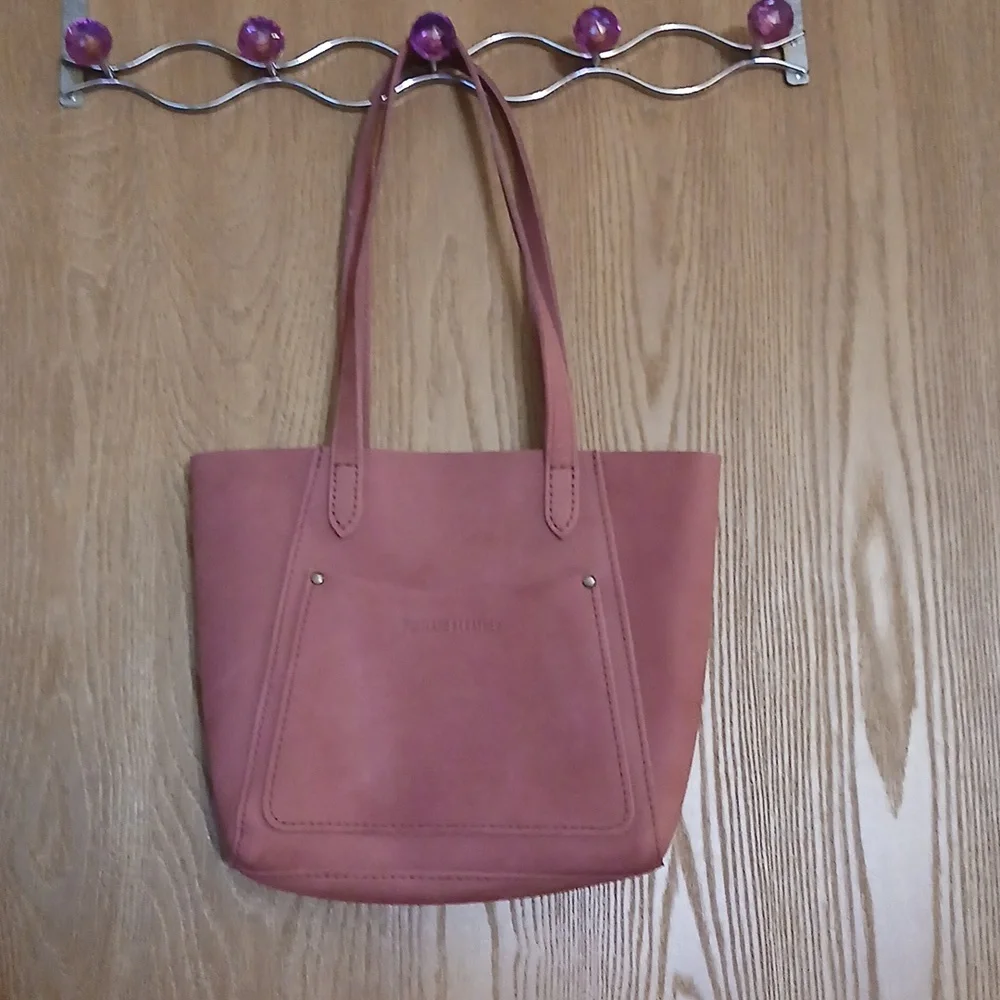 Portland Leather Juliette Bag In Foxglove Color Like New! Lovely! - Picture 1 of 11